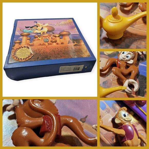 Vintage Disney Aladdin 1993 Case Mattel Barbie Dolls with Rare Collectible Toys - Picture 9 of 9